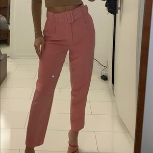 PINK CIGARETTE PANTS